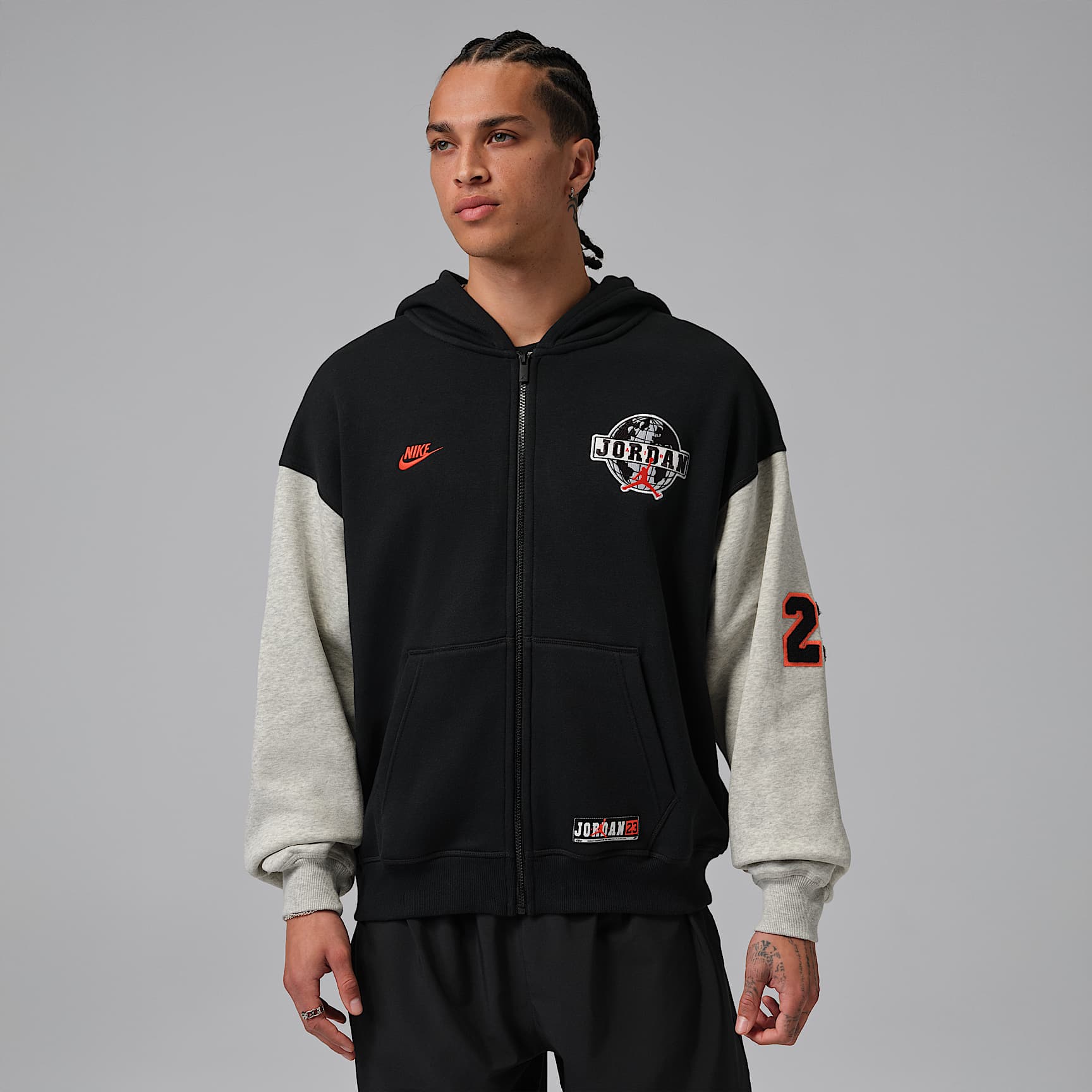 Jordan Brooklyn Men's Oversized Full-Zip Hoodie. Nike.com